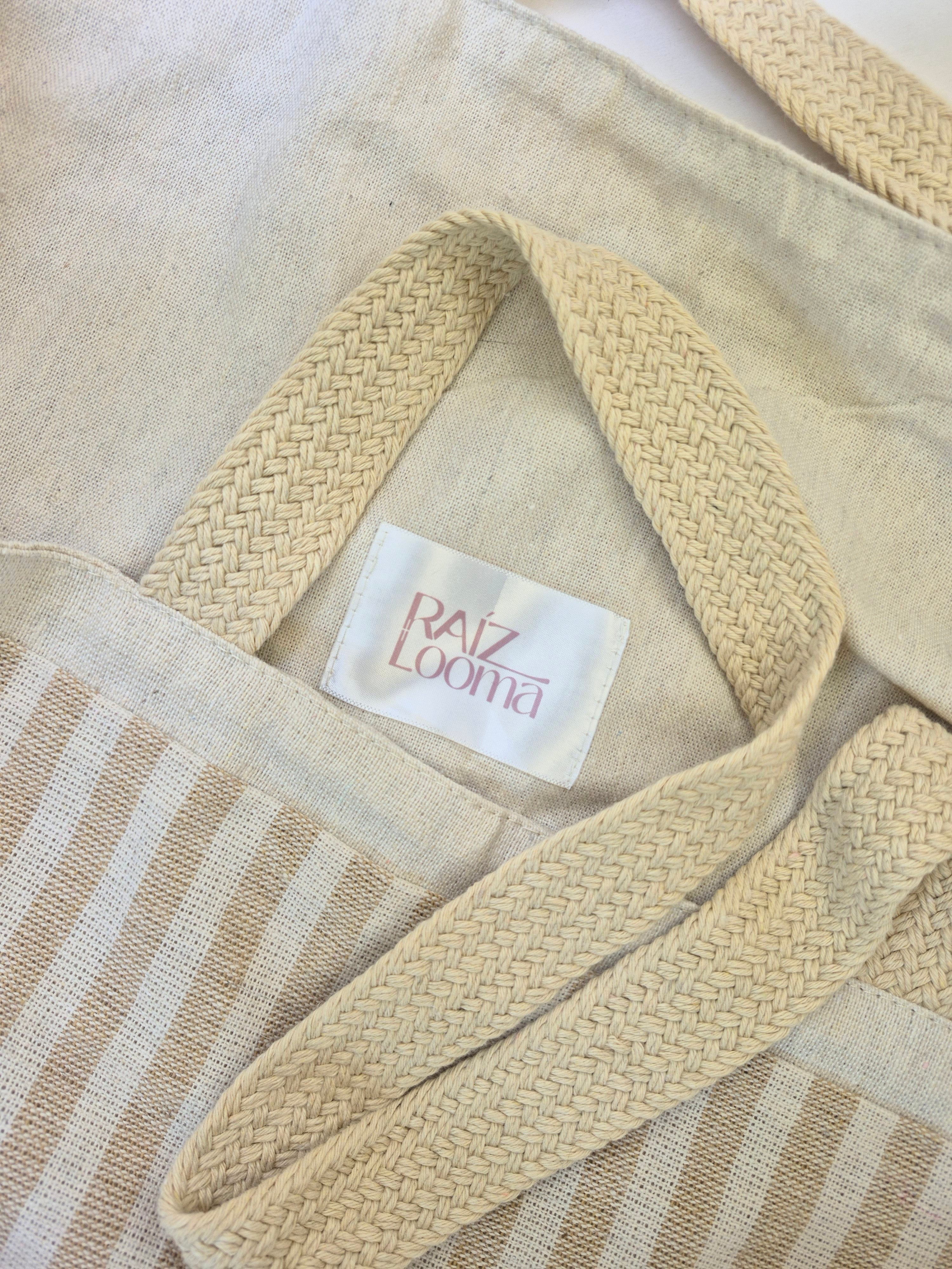 Tote Playero Inicios - Crema | Raiz Looma