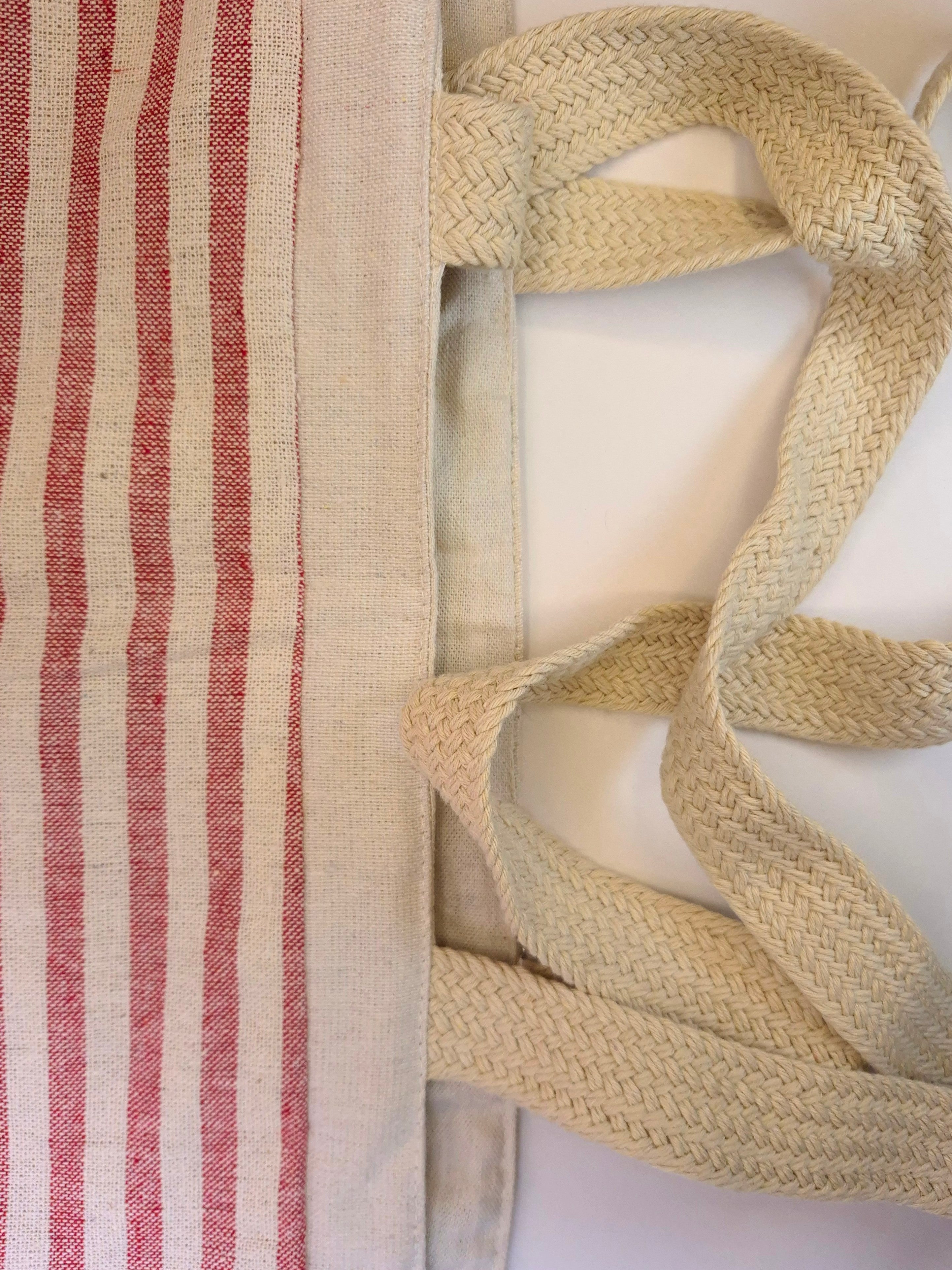 Tote Bag Playero Inicios - Rojo | Raiz Looma
