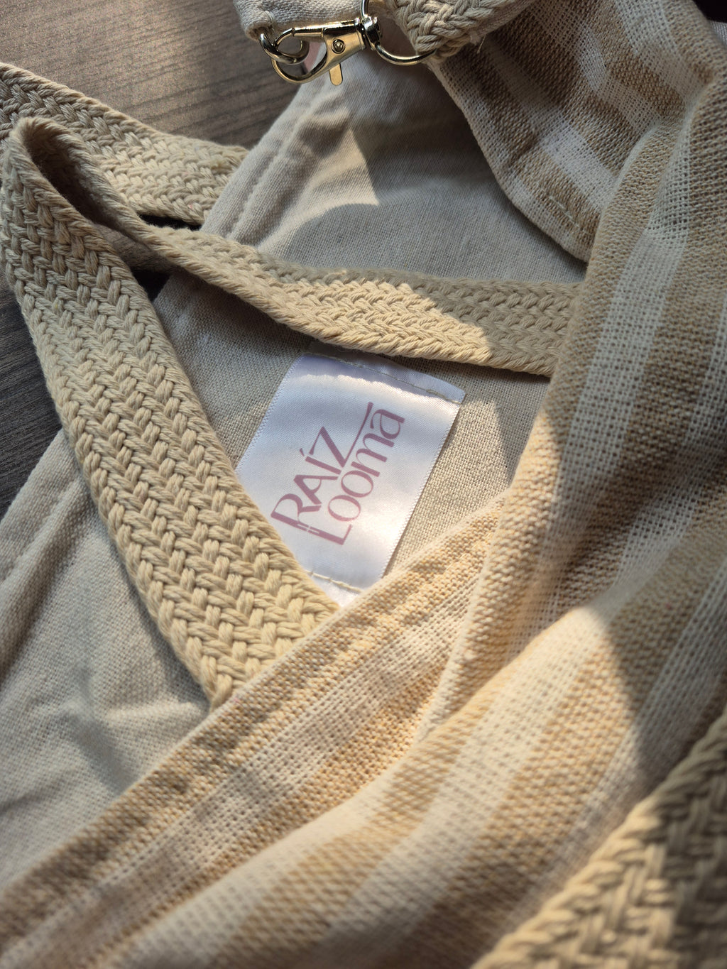 Mini Tote Bag - Crema | Raiz Looma
