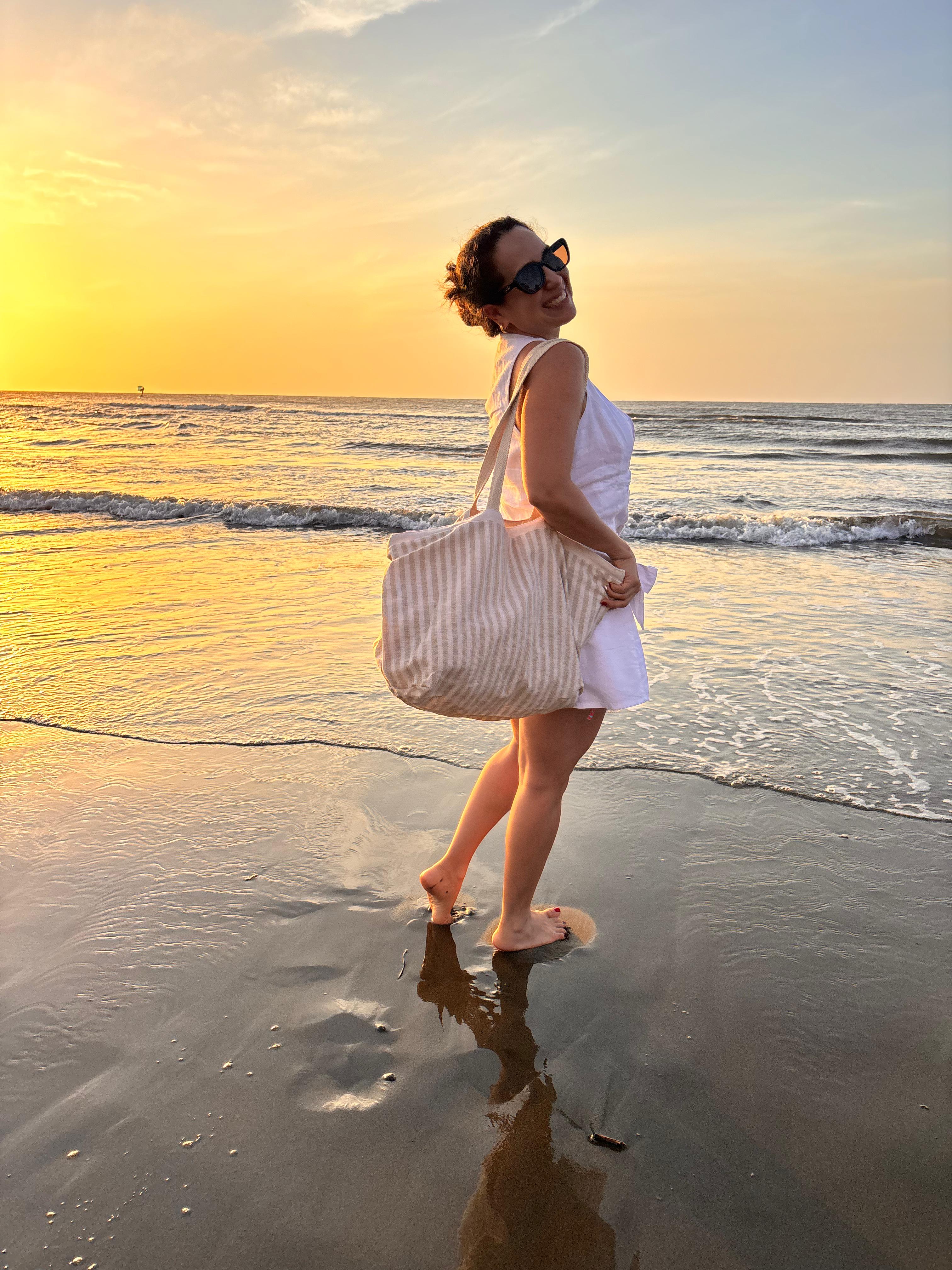 Tote Playero Inicios - Crema | Raiz Looma