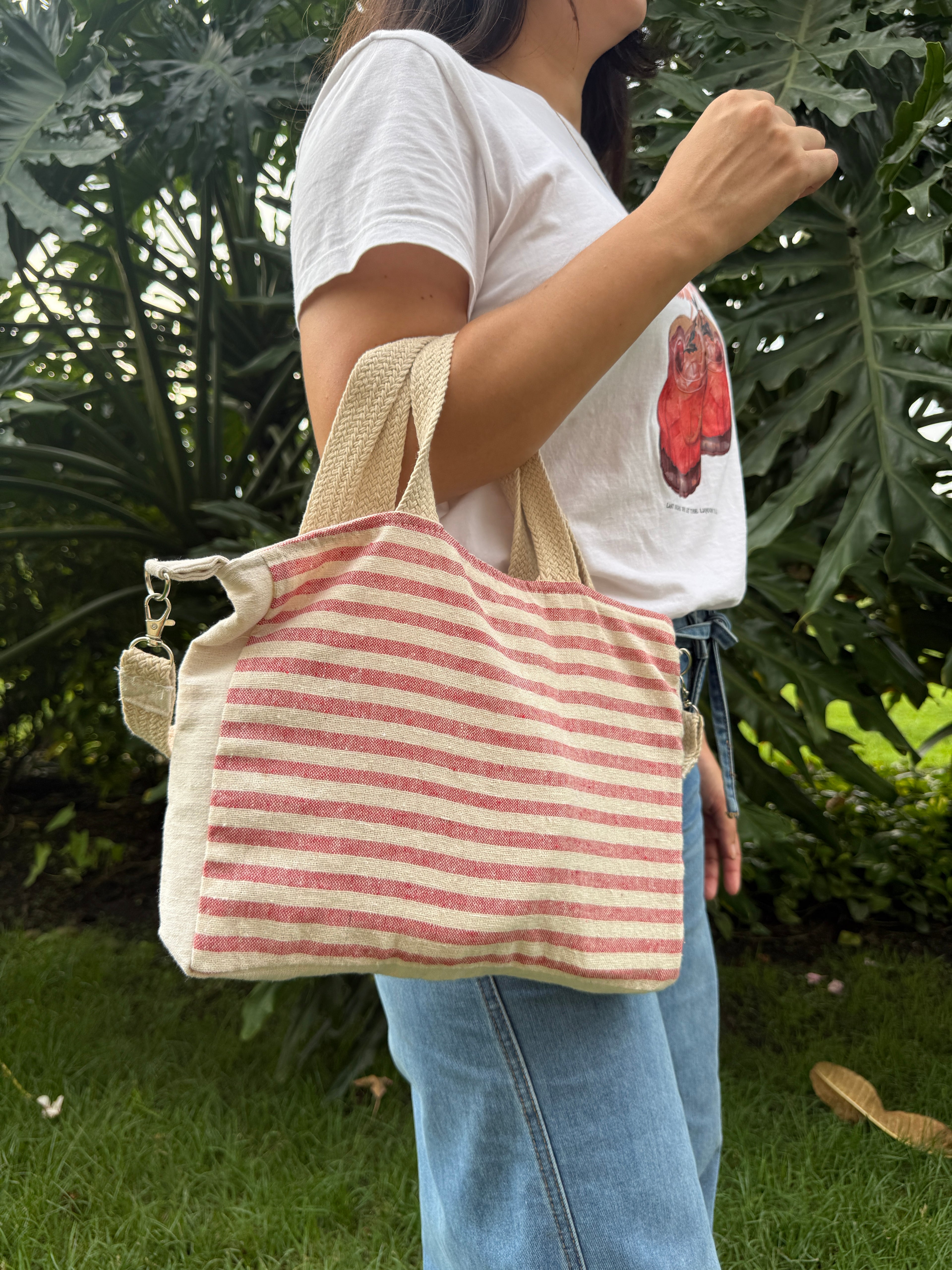Mini Tote Bag - Rojo | Raiz Looma