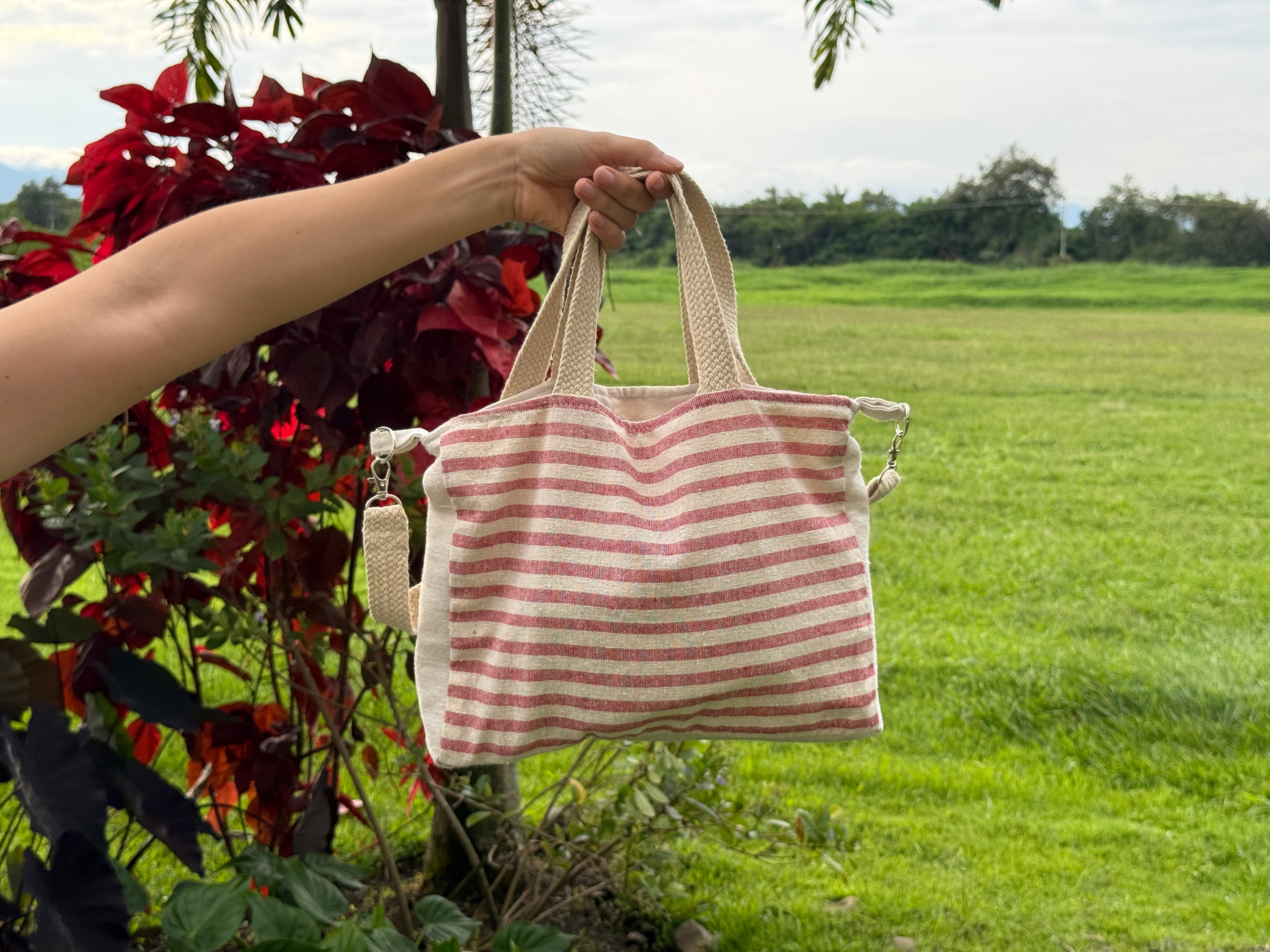 Mini Tote Bag - Rojo | Raiz Looma