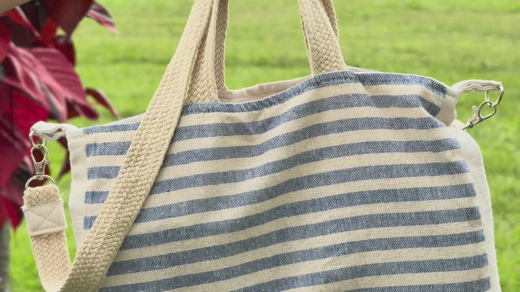 Mini Tote Bag - Azul | Raiz Looma