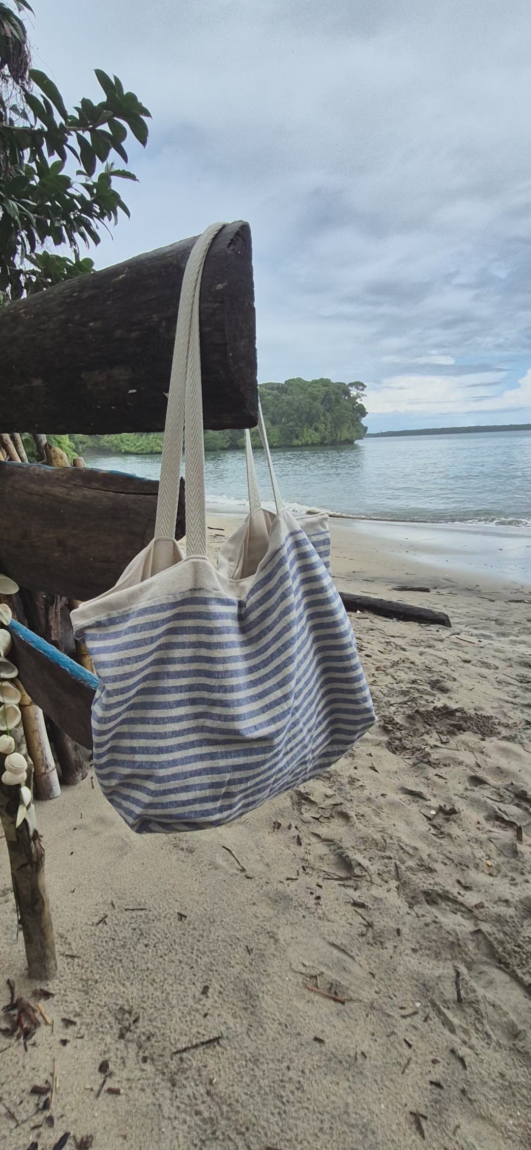 Tote Playero Inicios - Azul | Raiz Looma